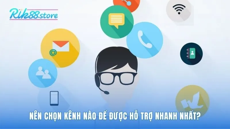 Lựa chọn kênh hỗ trợ tối ưu theo từng nhu cầu của bạn